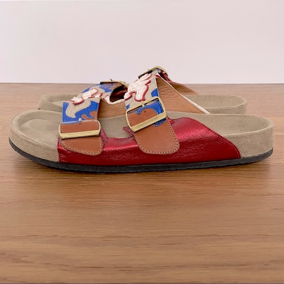 Isabel Marant Étoile Gail Appliquéd Leather Sandals 39 - Picture 3 of 8